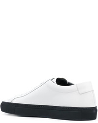 weiße Leder Turnschuhe von Common Projects