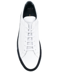 weiße Leder Turnschuhe von Common Projects