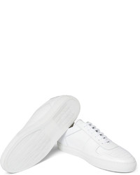 weiße Leder Turnschuhe von Common Projects