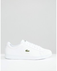 weiße Leder Turnschuhe von Lacoste