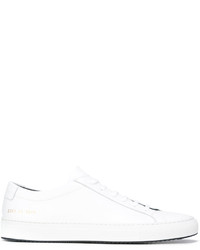 weiße Leder Turnschuhe von Common Projects