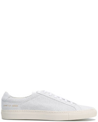 weiße Leder Turnschuhe von Common Projects