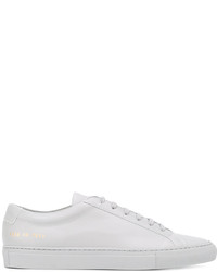 weiße Leder Turnschuhe von Common Projects