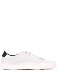 weiße Leder Turnschuhe von Common Projects