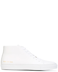 weiße Leder Turnschuhe von Common Projects