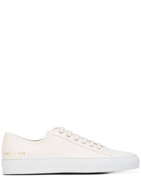 weiße Leder Turnschuhe von Common Projects