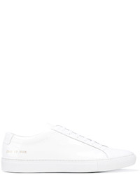 weiße Leder Turnschuhe von Common Projects