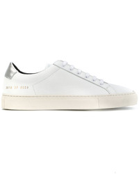 weiße Leder Turnschuhe von Common Projects