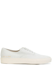 weiße Leder Turnschuhe von Common Projects