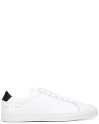 weiße Leder Turnschuhe von Common Projects