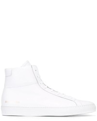 weiße Leder Turnschuhe von Common Projects