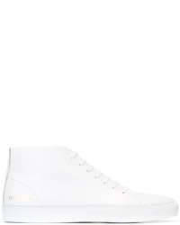 weiße Leder Turnschuhe von Common Projects