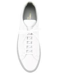 weiße Leder Turnschuhe von Common Projects