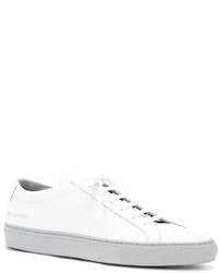 weiße Leder Turnschuhe von Common Projects