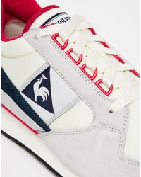 weiße Leder Turnschuhe von Le Coq Sportif