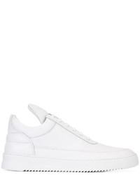 weiße Leder Turnschuhe von Filling Pieces