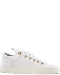 weiße Leder Turnschuhe von Filling Pieces