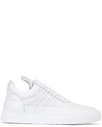 weiße Leder Turnschuhe von Filling Pieces