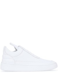 weiße Leder Turnschuhe von Filling Pieces