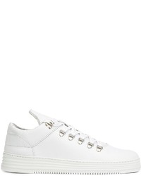 weiße Leder Turnschuhe von Filling Pieces