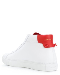 weiße Leder Turnschuhe von Givenchy