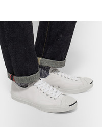 weiße Leder Turnschuhe von Converse