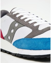 weiße Leder Turnschuhe von Saucony