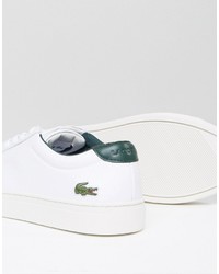 weiße Leder Turnschuhe von Lacoste