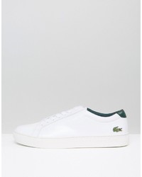 weiße Leder Turnschuhe von Lacoste