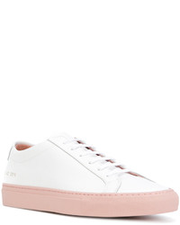 weiße Leder Turnschuhe von Common Projects