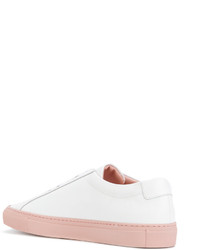 weiße Leder Turnschuhe von Common Projects