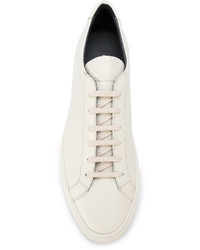 weiße Leder Turnschuhe von Common Projects