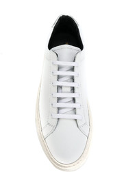 weiße Leder Turnschuhe von Common Projects