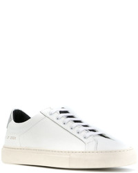 weiße Leder Turnschuhe von Common Projects