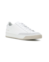 weiße Leder Turnschuhe von Common Projects