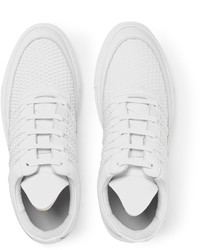 weiße Leder Turnschuhe von Filling Pieces