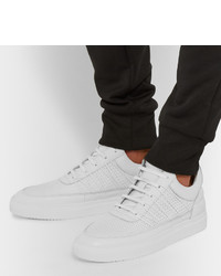 weiße Leder Turnschuhe von Filling Pieces