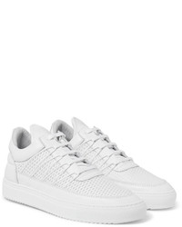 weiße Leder Turnschuhe von Filling Pieces