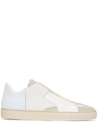 weiße Leder Turnschuhe von MM6 MAISON MARGIELA