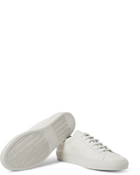 weiße Leder Turnschuhe von Common Projects