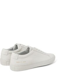 weiße Leder Turnschuhe von Common Projects