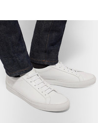 weiße Leder Turnschuhe von Common Projects