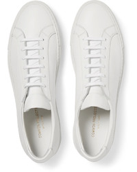 weiße Leder Turnschuhe von Common Projects