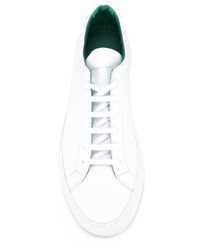 weiße Leder Turnschuhe von Common Projects