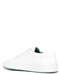 weiße Leder Turnschuhe von Common Projects