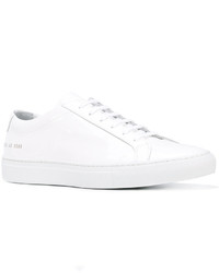 weiße Leder Turnschuhe von Common Projects