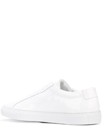 weiße Leder Turnschuhe von Common Projects