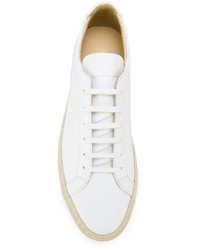 weiße Leder Turnschuhe von Common Projects