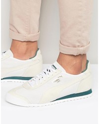 weiße Leder Turnschuhe von Puma