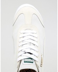 weiße Leder Turnschuhe von Puma